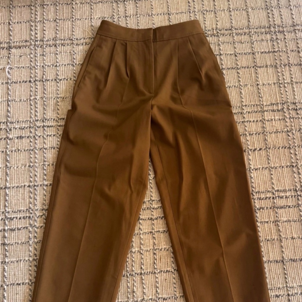 Massimo Dutti High-Waisted Tailored Trousers